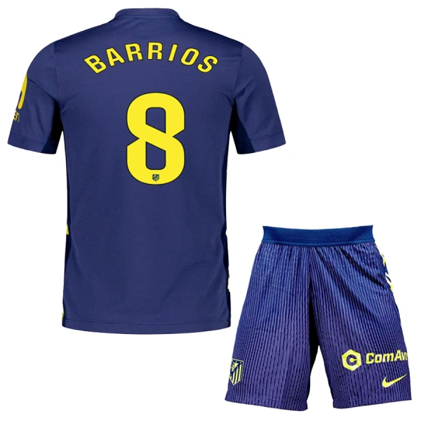 Atlético Madrid Barrios 8 Bortatröja Barn 2025/26 Atlético Madrid Barrios 8 Bortatröja Barn 2025/26