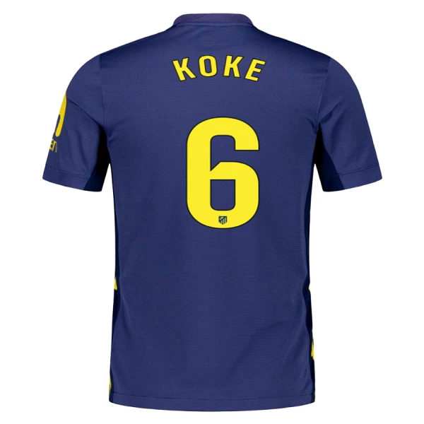 Atlético Madrid Koke 6 Bortatröja 2025/26 Atlético Madrid Koke 6 Bortatröja 2025/26