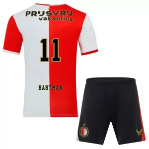 Feyenoord Rotterdam Hartman 11 Hemmatröja Barn 2025/26