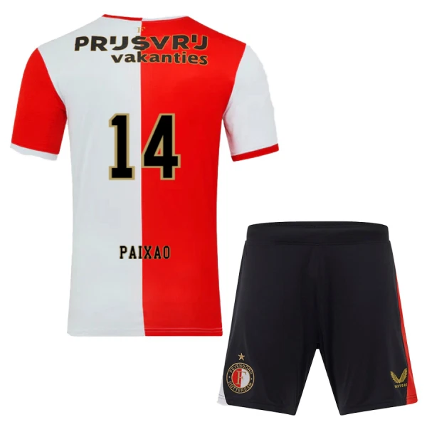Feyenoord Rotterdam Paixao 14 Hemmatröja Barn 2025/26 Feyenoord Rotterdam Paixao 14 Hemmatröja Barn 2025/26