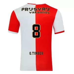 Feyenoord Rotterdam Q. Timber 8 Hemmatröja 2025/26