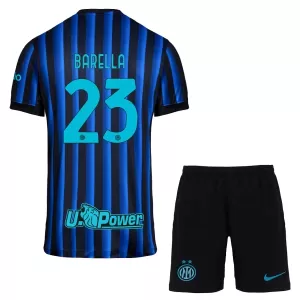 Inter Milan Barella 23 Hemmatröja Barn 2025/26