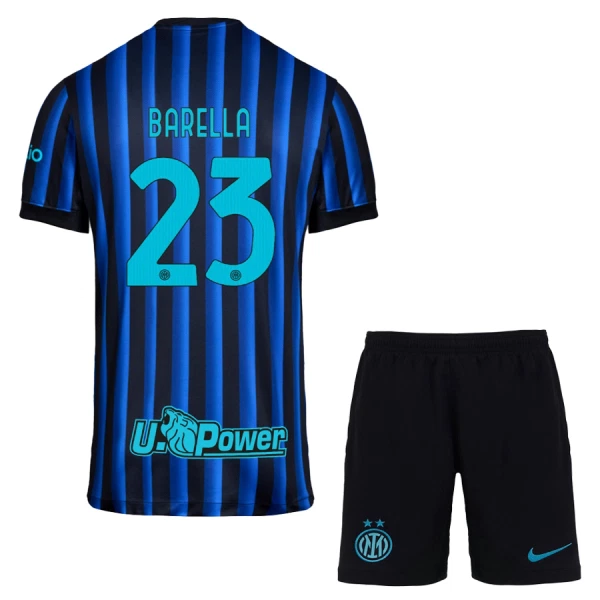 Inter Milan Barella 23 Hemmatröja Barn 2025/26 Inter Milan Barella 23 Hemmatröja Barn 2025/26
