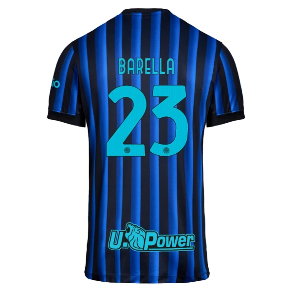 Inter Milan Barella 23 Hemmatröja Barn 2025/26