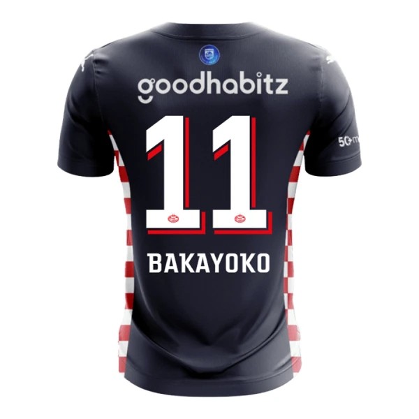 PSV Eindhoven Bakayoyo 11 Bortatröja 2025/26 PSV Eindhoven Bakayoyo 11 Bortatröja 2025/26