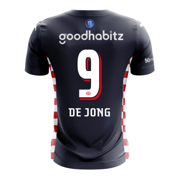 PSV Eindhoven De Jong 9 Bortatröja 2025/26 PSV Eindhoven De Jong 9 Bortatröja 2025/26