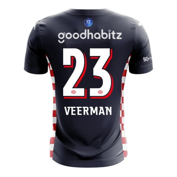 PSV Eindhoven Veerman 23 Bortatröja 2025/26 PSV Eindhoven Veerman 23 Bortatröja 2025/26