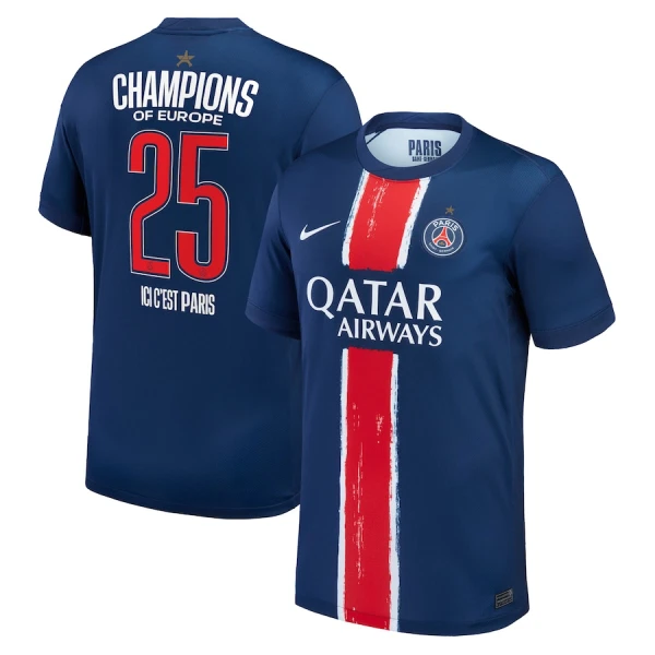 Paris Saint-Germain 1 Star Champions of Europe Hemmatröja 2024/25 Paris Saint-Germain 1 Star Champions of Europe Hemmatröja 2024/25