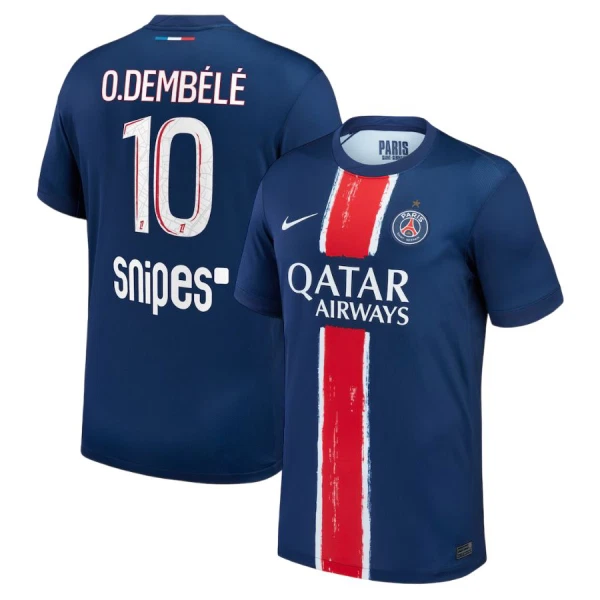 Paris Saint-Germain 1 Star Ousmane Dembélé 10 Hemmatröja 2024/25 Paris Saint-Germain 1 Star Ousmane Dembélé 10 Hemmatröja 2024/25