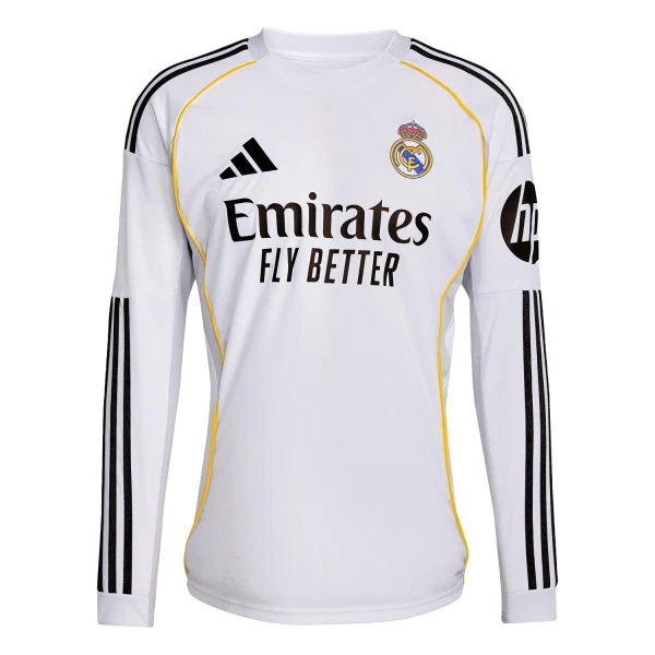 Real Madrid Hemmatröja 2025/26 Långärmad Real Madrid Hemmatröja 2025/26 Långärmad