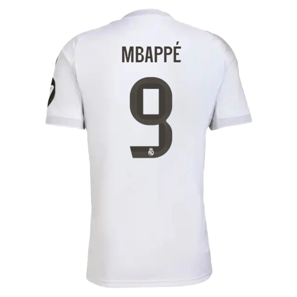 Real Madrid Kylian Mbappé 9 Hemmatröja 2025/26 Real Madrid Kylian Mbappé 9 Hemmatröja 2025/26