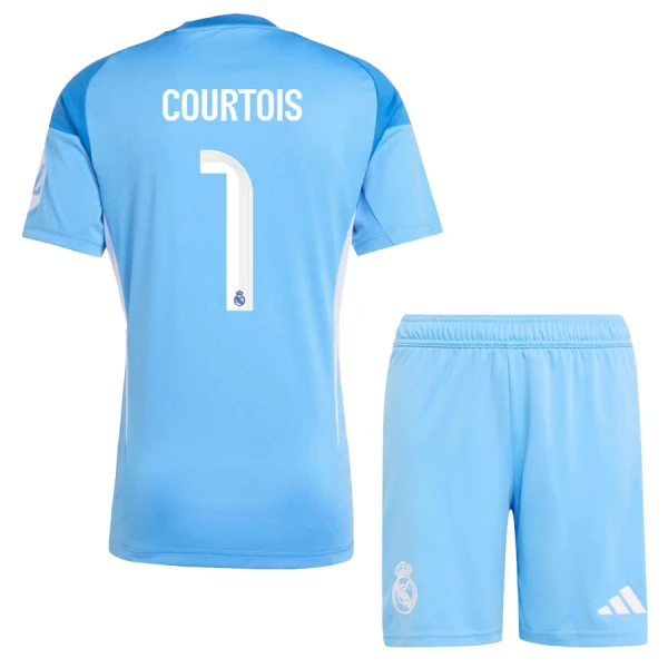 Real Madrid Thibaut Courtois 1 Målvakt Tröja Barn 2025/26 Real Madrid Thibaut Courtois 1 Målvakt Tröja Barn 2025/26