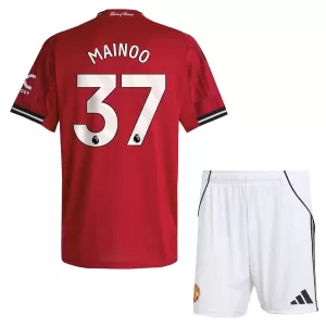 Manchester United Kobbie Mainoo 37 Hemmatröja Barn 2025/26