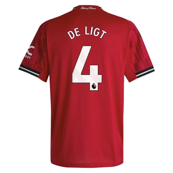 Manchester United Matthijs de Ligt 4 Hemmatröja 2025/26 Manchester United Matthijs de Ligt 4 Hemmatröja 2025/26