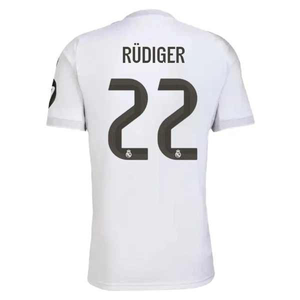Real Madrid Antonio Rüdiger 22 Hemmatröja 2025/26 Real Madrid Antonio Rüdiger 22 Hemmatröja 2025/26