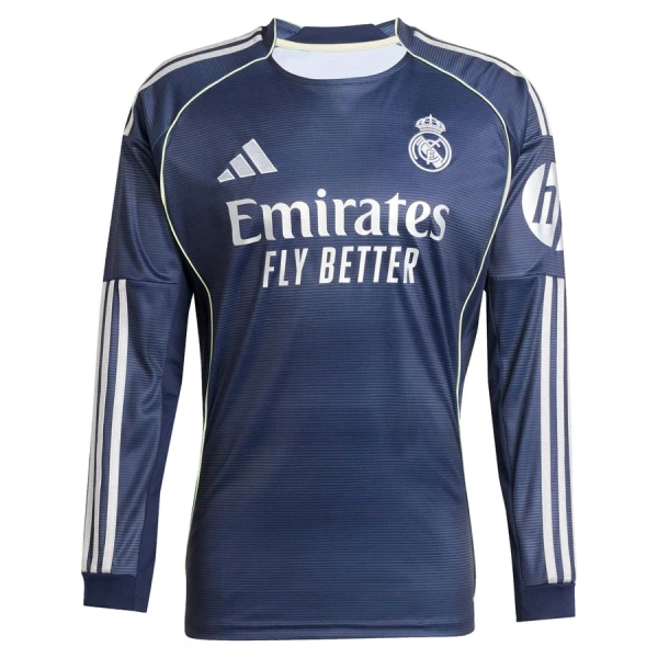 Real Madrid Bortatröja 2025/26 Långärmad Real Madrid Bortatröja 2025/26 Långärmad