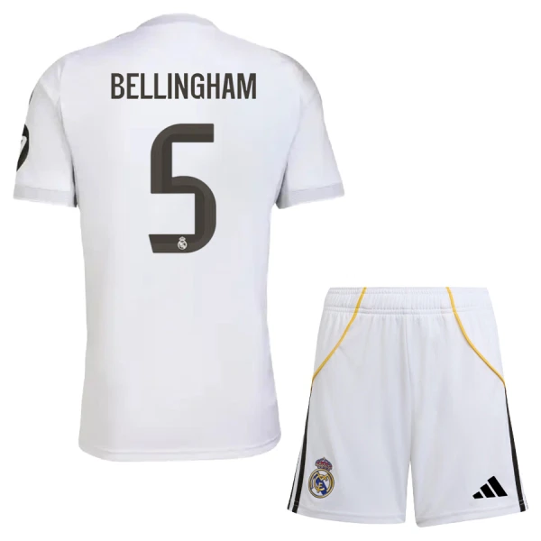 Real Madrid Jude Bellingham 5 Hemmatröja Barn 2025/26 Real Madrid Jude Bellingham 5 Hemmatröja Barn 2025/26