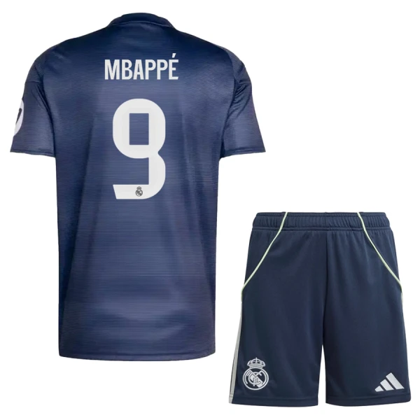 Real Madrid Kylian Mbappé 9 Bortatröja Barn 2025/26 Real Madrid Kylian Mbappé 9 Bortatröja Barn 2025/26