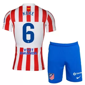 Atlético Madrid Koke 6 Hemmatröja Barn 2025/26 Atlético Madrid Koke 6 Hemmatröja Barn 2025/26