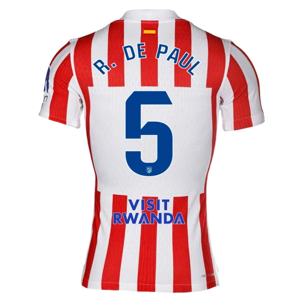 Atlético Madrid Rodrigo de Paul 5 Hemmatröja 2025/26 Atlético Madrid Rodrigo de Paul 5 Hemmatröja 2025/26