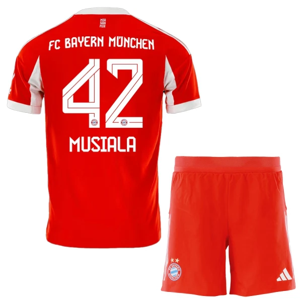 FC Bayern München Jamal Musiala 42 Hemmatröja Barn 2025/26 FC Bayern München Jamal Musiala 42 Hemmatröja Barn 2025/26