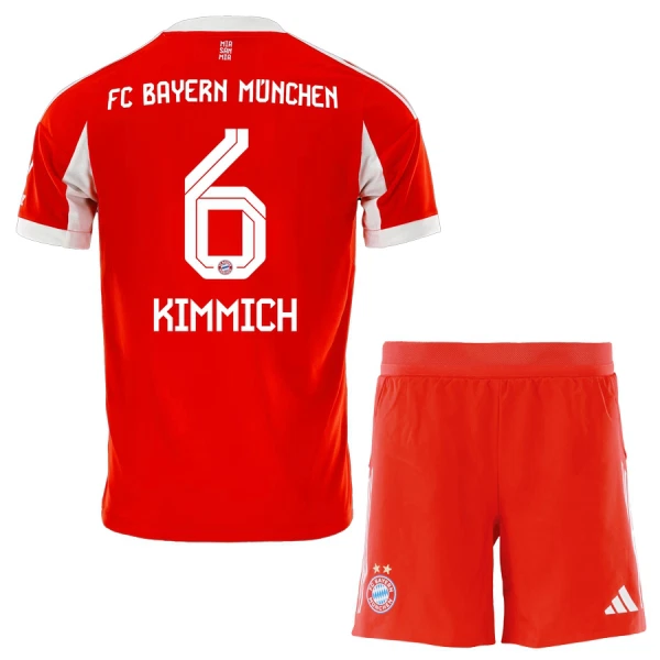 FC Bayern München Joshua Kimmich 6 Hemmatröja Barn 2025/26 FC Bayern München Joshua Kimmich 6 Hemmatröja Barn 2025/26
