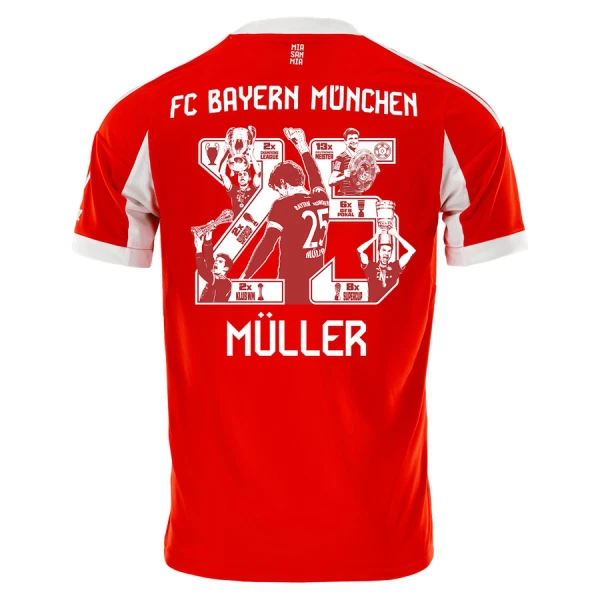 FC Bayern München Thomas Müller 25 Hemmatröja 2025/26 Speciell FC Bayern München Thomas Müller 25 Hemmatröja 2025/26 Speciell