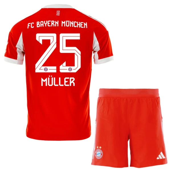 FC Bayern München Thomas Müller 25 Hemmatröja Barn 2025/26 FC Bayern München Thomas Müller 25 Hemmatröja Barn 2025/26