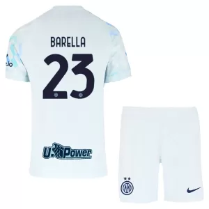 Inter Milan Barella 23 Bortatröja Barn 2025/26