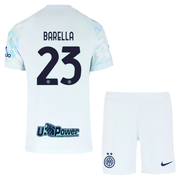 Inter Milan Barella 23 Bortatröja Barn 2025/26 Inter Milan Barella 23 Bortatröja Barn 2025/26