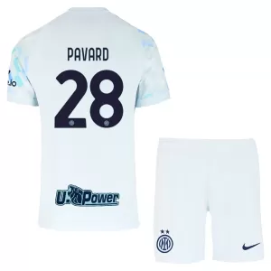 Inter Milan Benjamin Pavard 28 Bortatröja Barn 2025/26