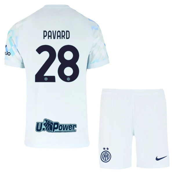 Inter Milan Benjamin Pavard 28 Bortatröja Barn 2025/26 Inter Milan Benjamin Pavard 28 Bortatröja Barn 2025/26