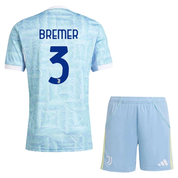 Juventus Bremer 3 Bortatröja Barn 2025/26 Juventus Bremer 3 Bortatröja Barn 2025/26