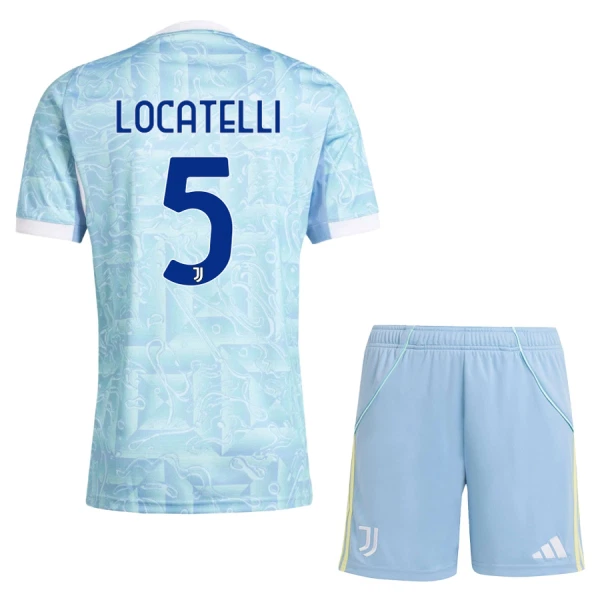 Juventus Locatelli 5 Bortatröja Barn 2025/26 Juventus Locatelli 5 Bortatröja Barn 2025/26