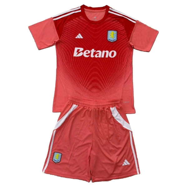 Aston Villa Målvakt Tröja Barn 2025/26 Röd Aston Villa Målvakt Tröja Barn 2025/26 Röd