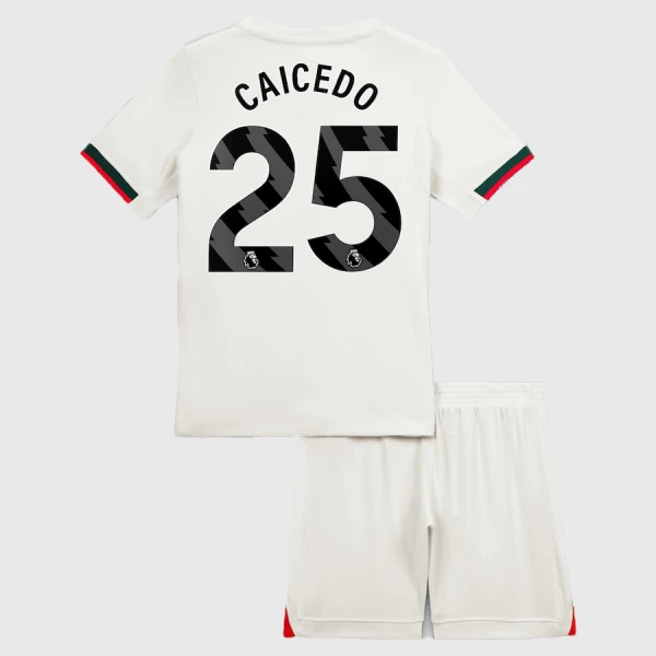 Chelsea Moisés Caicedo 25 Bortatröja Barn 2025/26 Chelsea Moisés Caicedo 25 Bortatröja Barn 2025/26