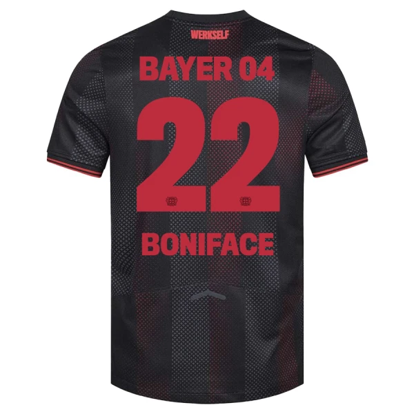 Bayer 04 Leverkusen Victor Boniface 22 Hemmatröja 2025/26 Bayer 04 Leverkusen Victor Boniface 22 Hemmatröja 2025/26