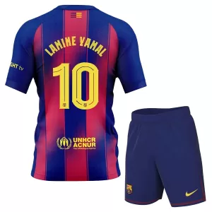 FC Barcelona Lamine Yamal 10 Hemmatröja Barn 2025/26