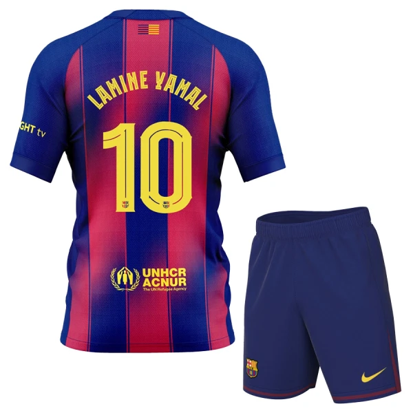 FC Barcelona Lamine Yamal 10 Hemmatröja Barn 2025/26 FC Barcelona Lamine Yamal 10 Hemmatröja Barn 2025/26