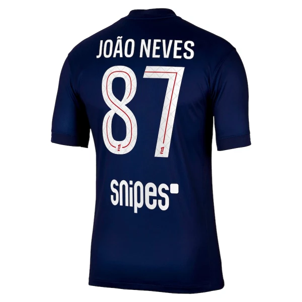 Paris Saint-Germain Joao Neves 87 Hemmatröja 2025/26