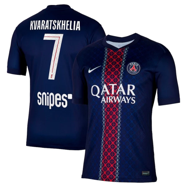 Paris Saint-Germain Kvaratskhelia 7 Hemmatröja 2025/26 Paris Saint-Germain Kvaratskhelia 7 Hemmatröja 2025/26