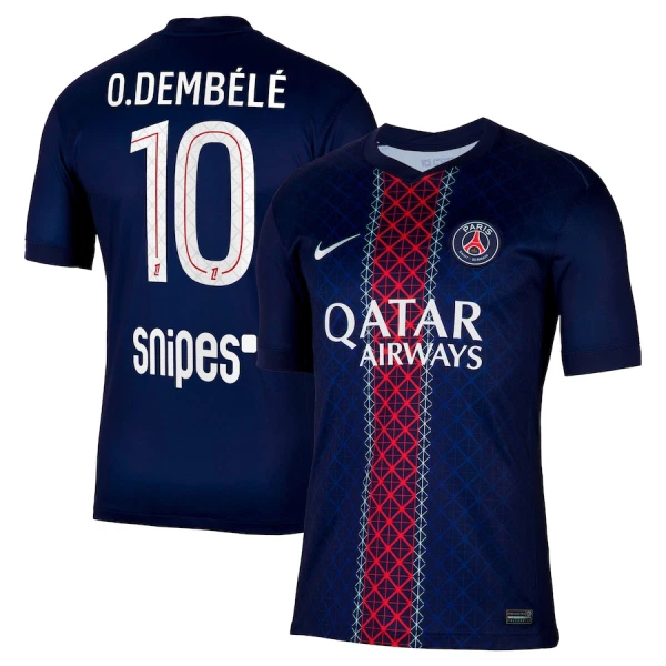 Paris Saint-Germain Ousmane Dembélé 10 Hemmatröja 2025/26 Paris Saint-Germain Ousmane Dembélé 10 Hemmatröja 2025/26
