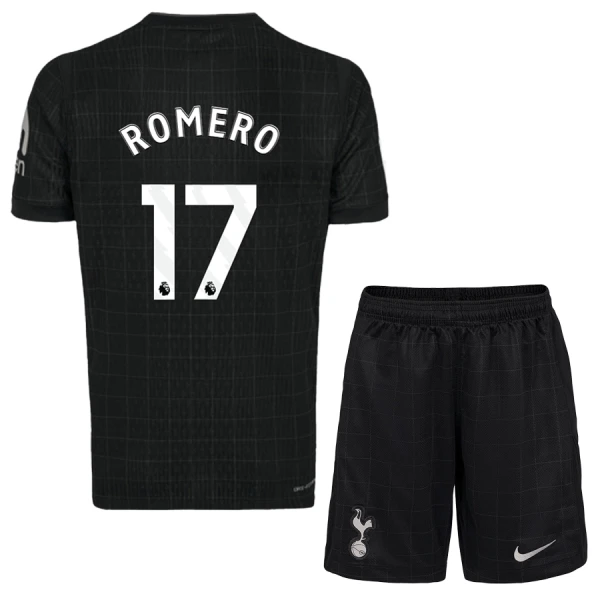 Tottenham Hotspur Cristian Romero 17 Bortatröja Barn 2025/26 Tottenham Hotspur Cristian Romero 17 Bortatröja Barn 2025/26