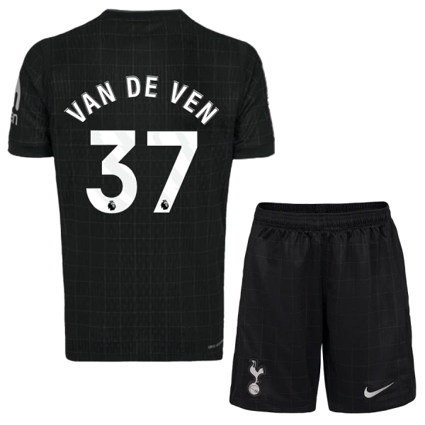 Tottenham Hotspur Van De Ven 37 Bortatröja Barn 2025/26 Tottenham Hotspur Van De Ven 37 Bortatröja Barn 2025/26