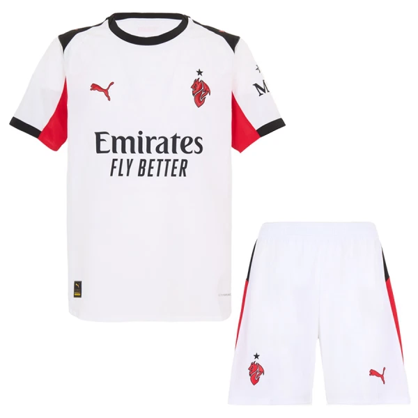 AC Milan Ricci 4 Bortatröja Barn 2025/26
