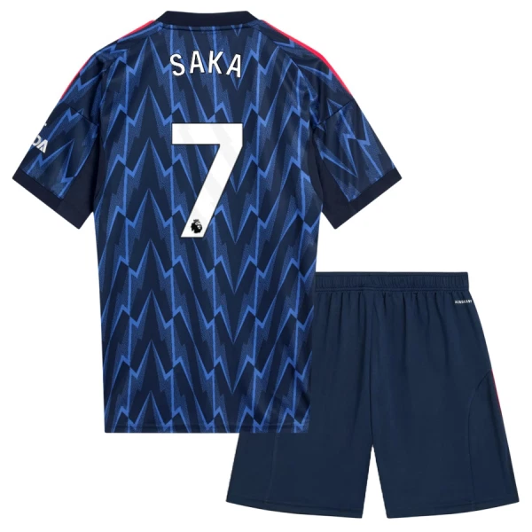 Arsenal Bukayo Saka 7 Bortatröja Barn 2025/26
