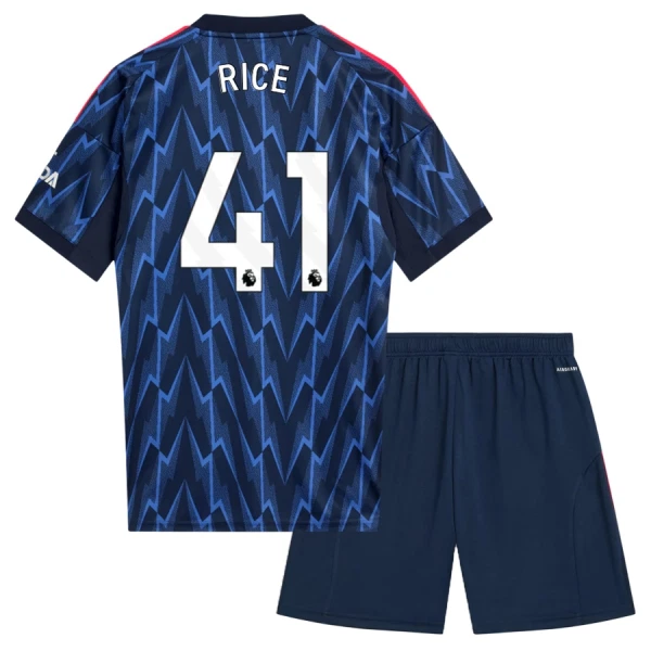 Arsenal Declan Rice 41 Bortatröja Barn 2025/26 Arsenal Declan Rice 41 Bortatröja Barn 2025/26