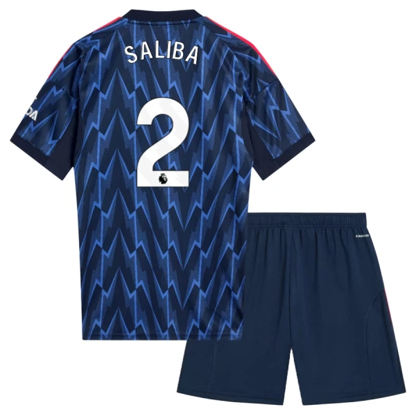 Arsenal Saliba 2 Bortatröja Barn 2025/26 Arsenal Saliba 2 Bortatröja Barn 2025/26