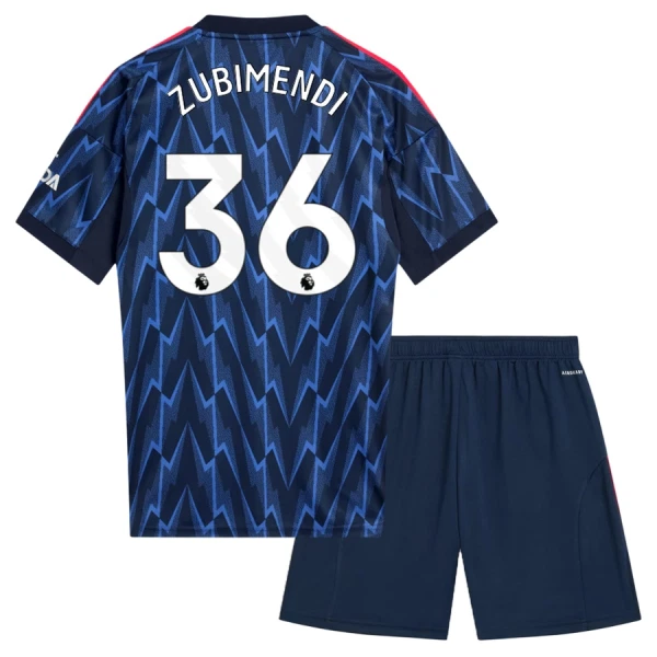Arsenal Zubimendi 36 Bortatröja Barn 2025/26