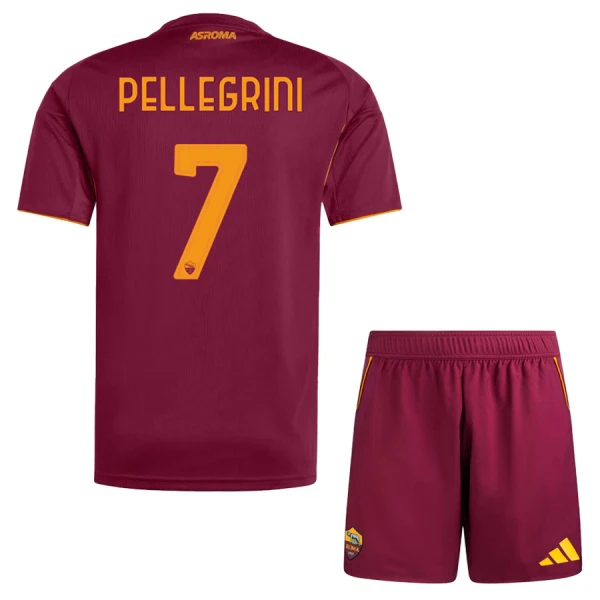 AS Roma Pellegrini 7 Hemmatröja Barn 2025/26 AS Roma Pellegrini 7 Hemmatröja Barn 2025/26